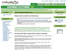 Tablet Screenshot of limbursky.cz